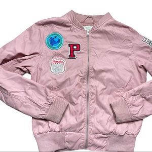 Mauve Iris Los Angeles Bomber Jacket